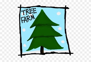 Christmas Tree Farm Clipart - Christmas Tree