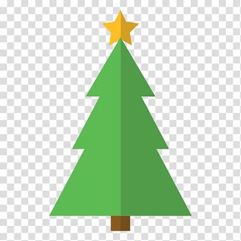 Christmas tree Flat design, chrismas transparent background PNG clipart