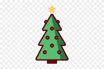 Christmas Tree Free Png Transparent Background Images - Red Christmas Tree Decor Designs Png