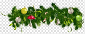 Christmas tree Garland Christmas lights , Cross Garland transparent background PNG clipart