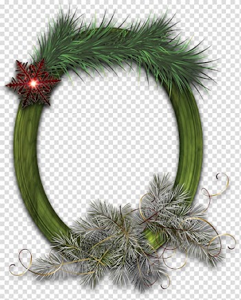 Christmas tree , glitter frame transparent background PNG clipart