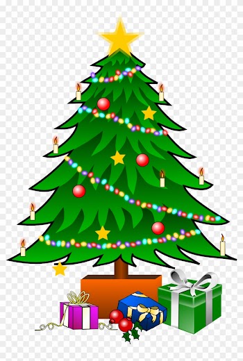 Christmas Tree Graphic Christmas Tree Graphic Christmas - Christmas Tree Cartoon With Presents