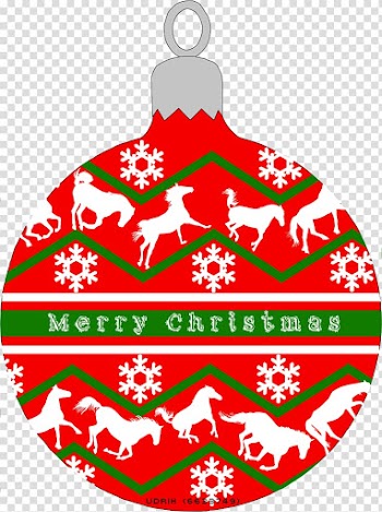Christmas tree Horse Christmas Day Product Christmas ornament, christmas pony drawings transparent background PNG clipart