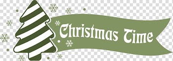 Christmas tree Illustration, Christmas banner tag transparent background PNG clipart