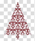 Christmas tree , maroon and white christmas tree illustration transparent background PNG clipart