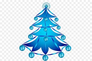 Christmas tree MTK Spruce Christmas Day - fundo de natal azul 