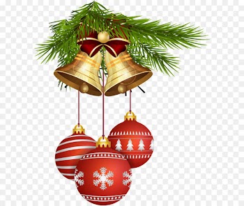 Christmas tree New Year Christmas ornament Clip art - Christmas bells and Christmas balls 