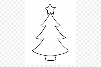 Christmas tree Outline Clip art - Christmas Cliparts Outline 