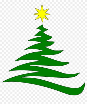 Christmas Tree Outline Clip Art - Christmas Tree Clip Art