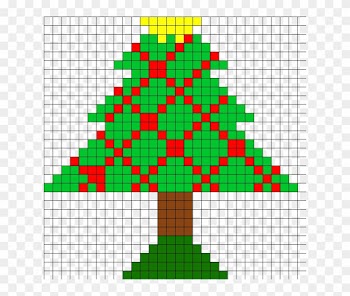 Christmas Tree Perler Bead Pattern - Christmas Tree Perler Bead Patterns