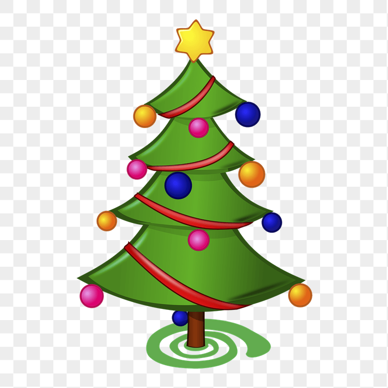 Christmas tree png sticker illustration, | Free PNG - rawpixel
