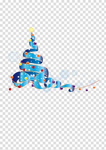 Christmas tree Ribbon , Beautiful Christmas tree transparent background PNG clipart