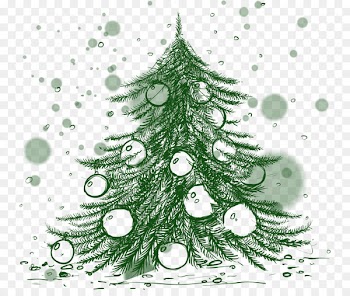 Christmas tree Rubber stamp Christmas decoration - christmas tree 