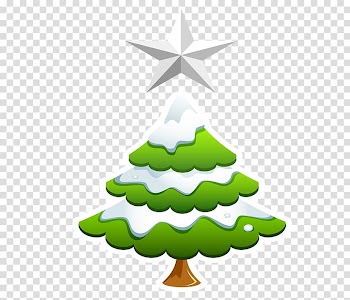 Christmas tree Santa Claus , Cartoon Christmas tree transparent background PNG clipart