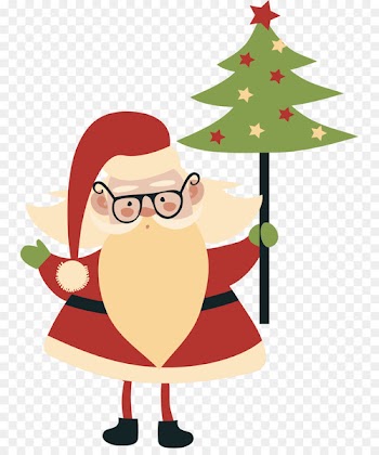 Christmas tree Santa Claus Christmas Day Image Illustration - santa hand 