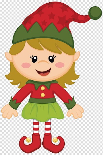 Christmas tree Santa Claus Christmas elf , christmas tree transparent background PNG clipart