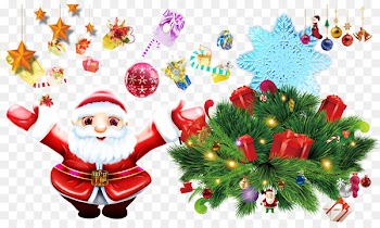 Christmas tree Santa Claus Christmas ornament - Creative Christmas 