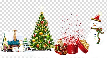Christmas tree Santa Claus Christmas ornament, Creative Christmas transparent background PNG clipart