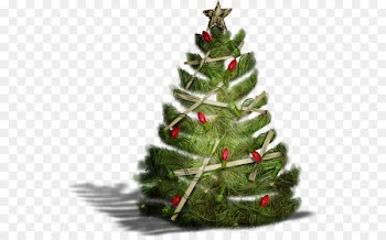 Christmas tree Santa Claus Christmas ornament Fir - Beautiful Christmas tree 