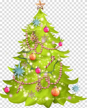 Christmas tree Santa Claus Christmas ornament Fir, Christmas tree transparent background PNG clipart