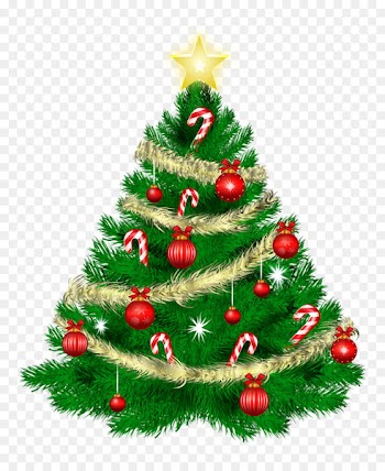 Christmas tree Santa Claus Clip art - Christmas Tree PNG Transparent Image 
