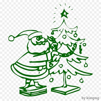 Christmas tree, santa clause, holiday, winter.png - christmas tree 