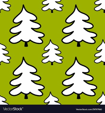christmas tree - seamless color background