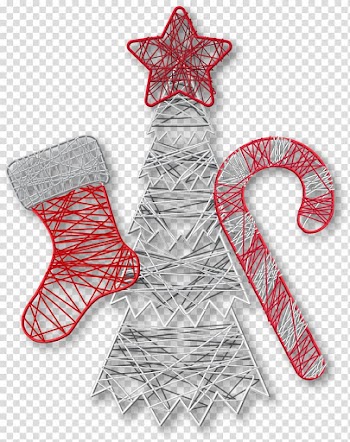Christmas tree Sock, Christmas tree with socks transparent background PNG clipart