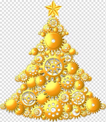 Christmas tree transparent background PNG clipart
