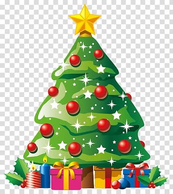 Christmas tree transparent background PNG clipart