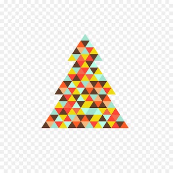 Christmas tree - Triangle Plaid Christmas Fun 