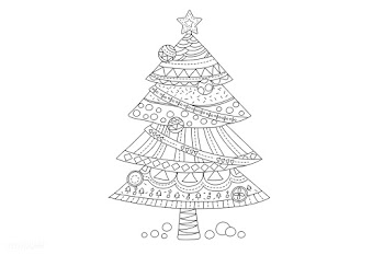 Christmas tree vector | Free stock vector - 291775