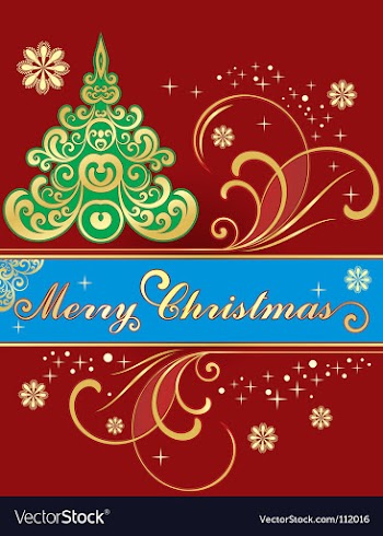 Christmas tree vector image