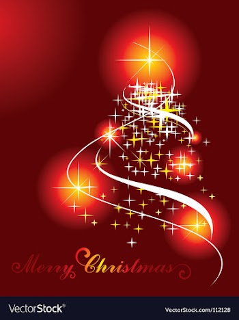 Christmas tree vector image