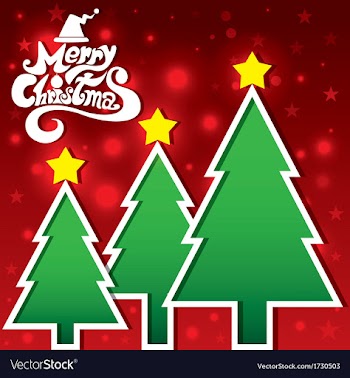  					Christmas tree vector image														