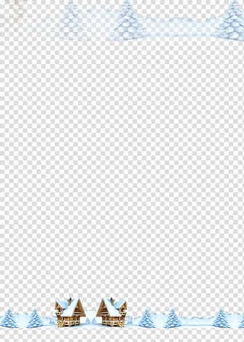 Christmas tree Winter Santa Claus, Christmas tree decoration winter border transparent background PNG clipart