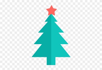Christmas Tree With Balls And A Star On Top Icons - Decorate Christmas Tree Printable