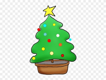 Christmas Tree With Christmas Decorations - Christmas Tree Clip Art