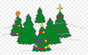 Christmas Trees - No Background - Christmas Tree