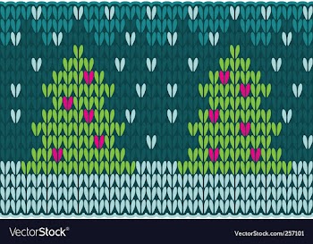 Christmas trees vector image