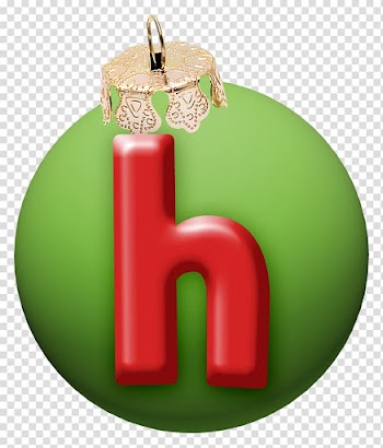 Christmas Typeface Font, Christmas letter h transparent background PNG clipart