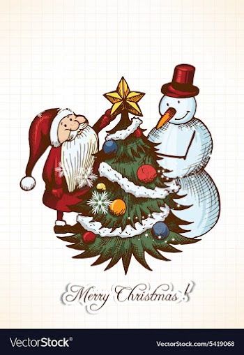 Christmas vecor vector image