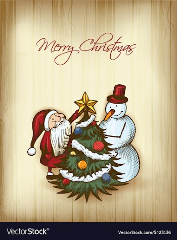 Christmas vecor vector image