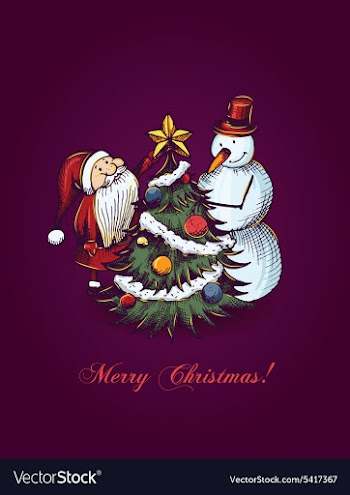 Christmas vector image