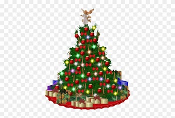Christmas Wallpaper Titled Christmas Tree - Merry Christmas And Happy New