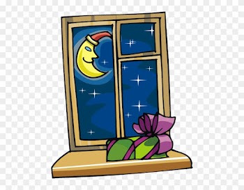 Christmas Window Cliparts - 00134 Christmas150 Picture Frame