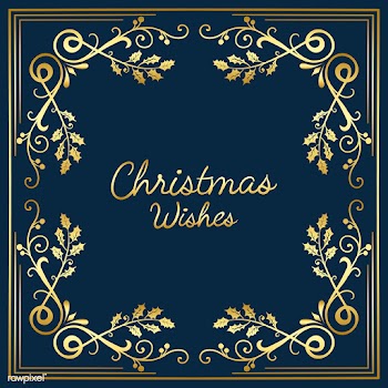 Christmas Wishes card design vector | Free stock vector - 494357