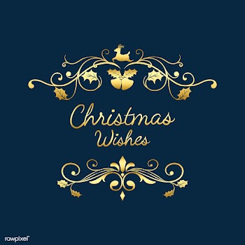 Christmas Wishes card design vector | Free stock vector - 494427