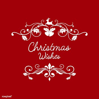 Christmas Wishes card design vector | Free stock vector - 494457