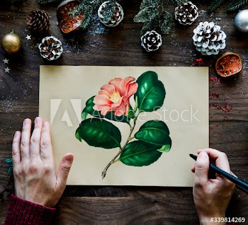 Christmas wishing card
